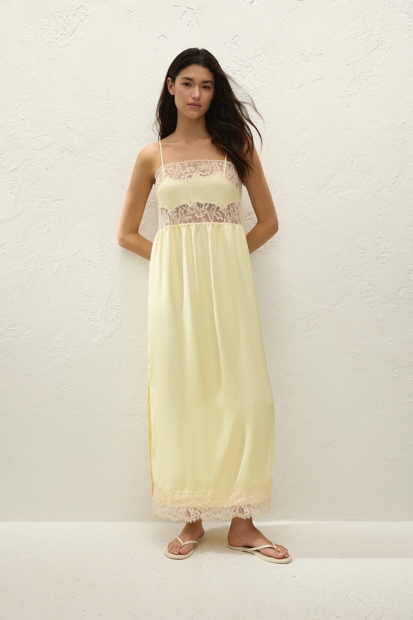 MORRIS MIDI DRESS in Lucia Lace