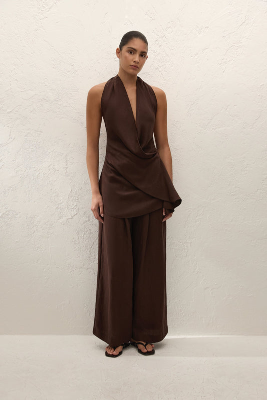 ASTRID PANT in Chocolate
