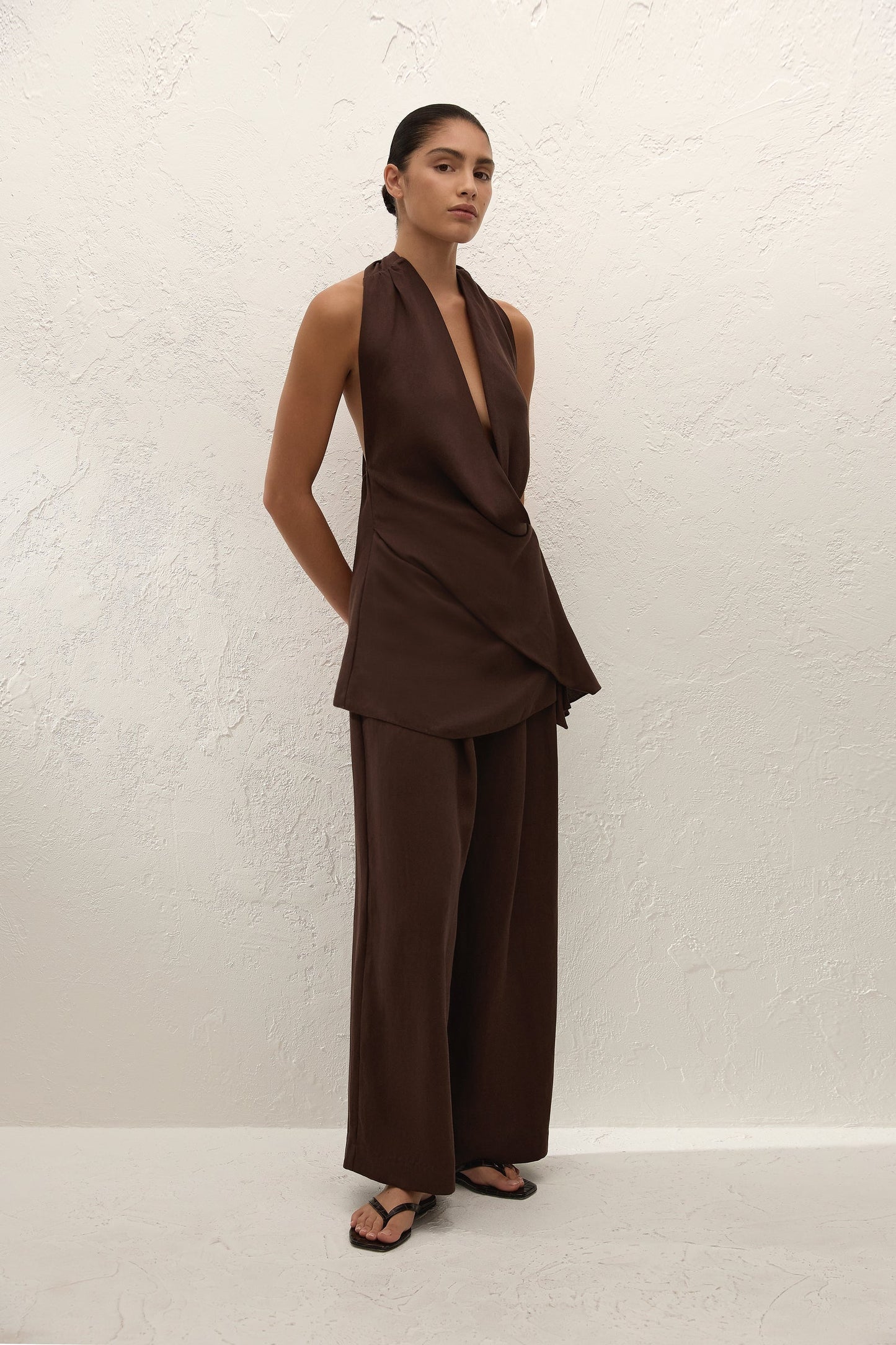 ASTRID PANT in Chocolate