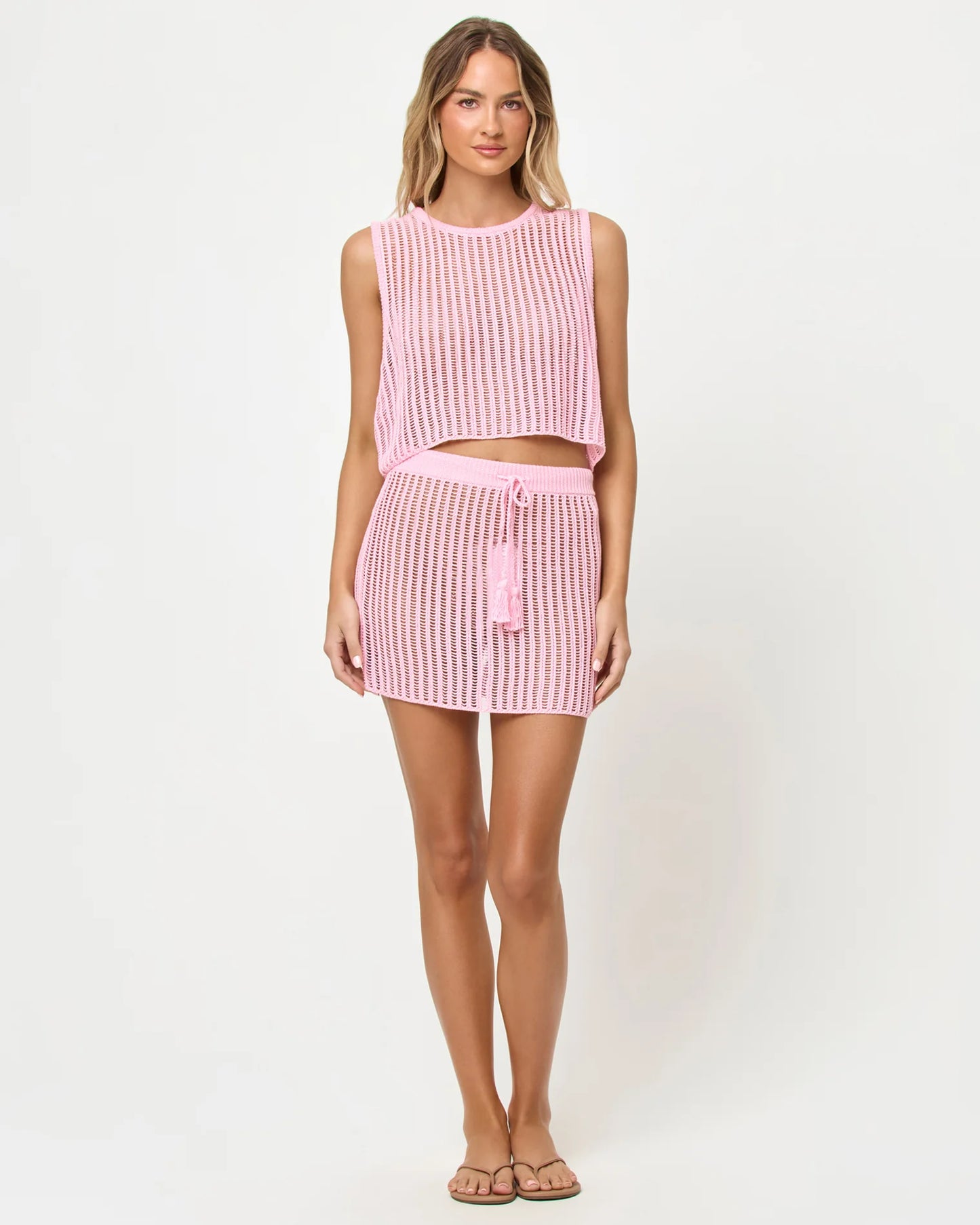 SANDER SKIRT in Rosewater
