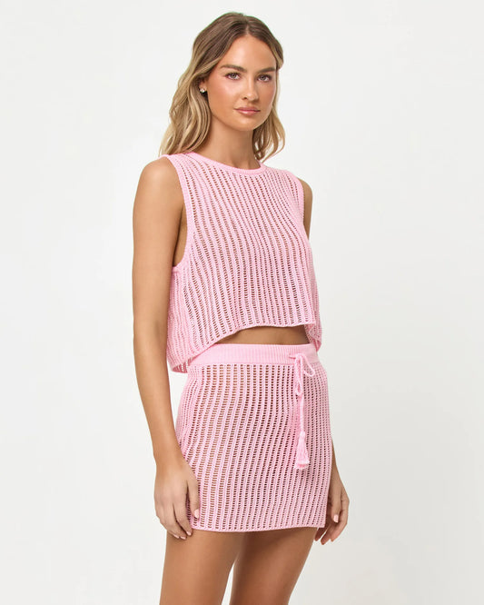 SANDER SKIRT in Rosewater