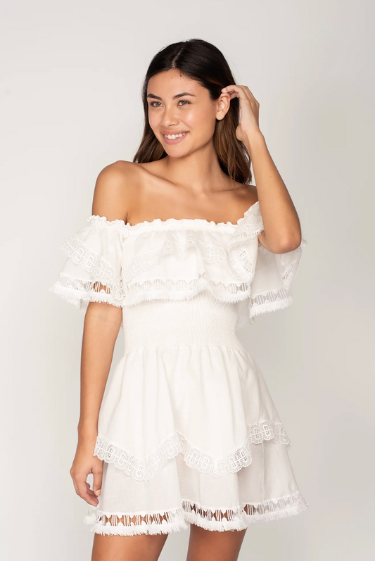 Wyatt Mini Dress White