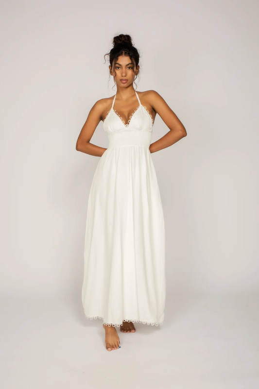 Zoe Maxi Dress White