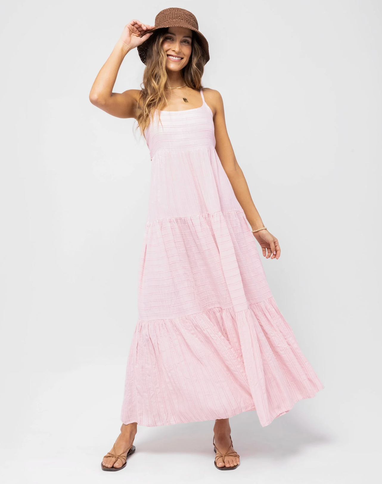 Santorini Dress Rose Quartz