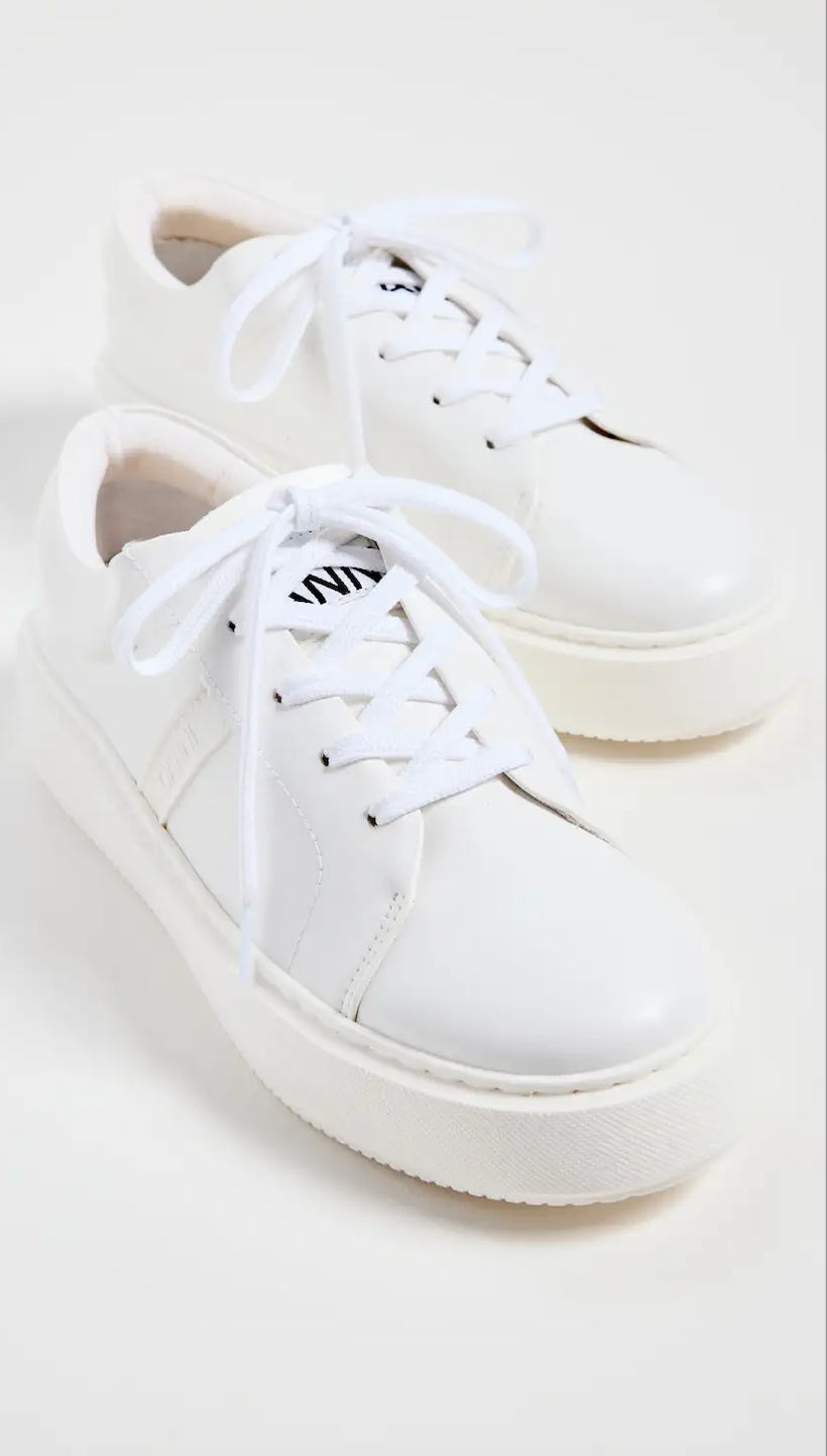 Sporty Mix Cupsole Sneaker White