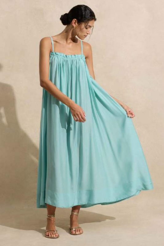Gathered Maxi Dress
