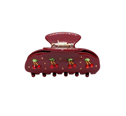 SWEETHEART CLIP in Bordeaux Cherry Pie