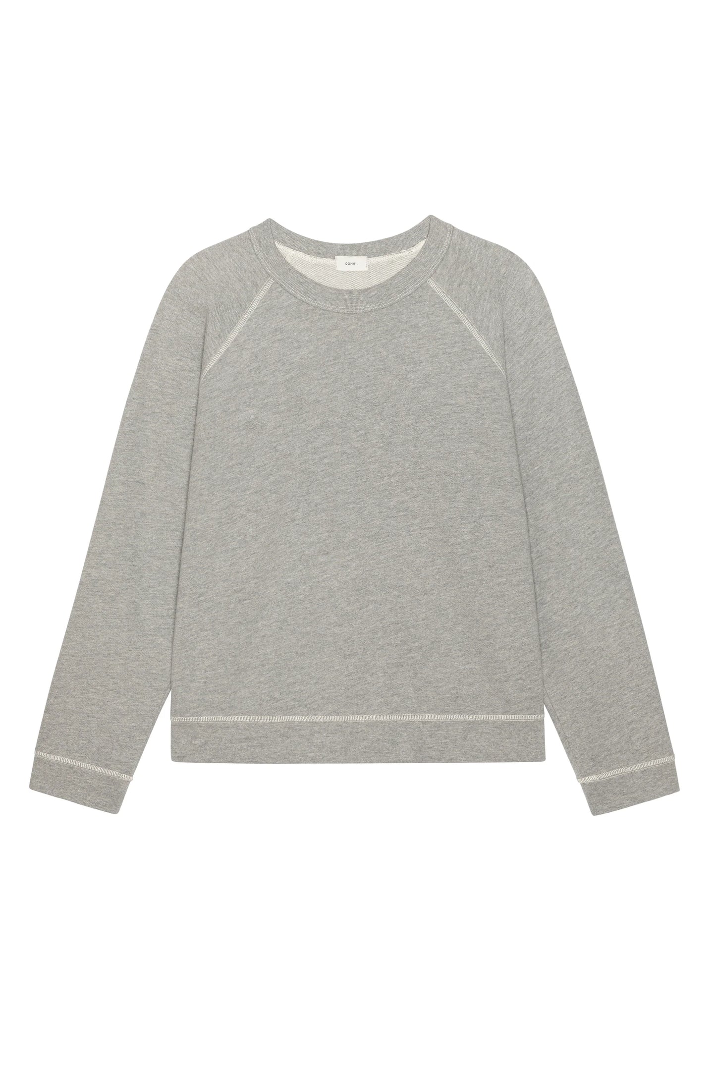 ECO-TERRY CONTRAST STITCH SWEATSHIRT