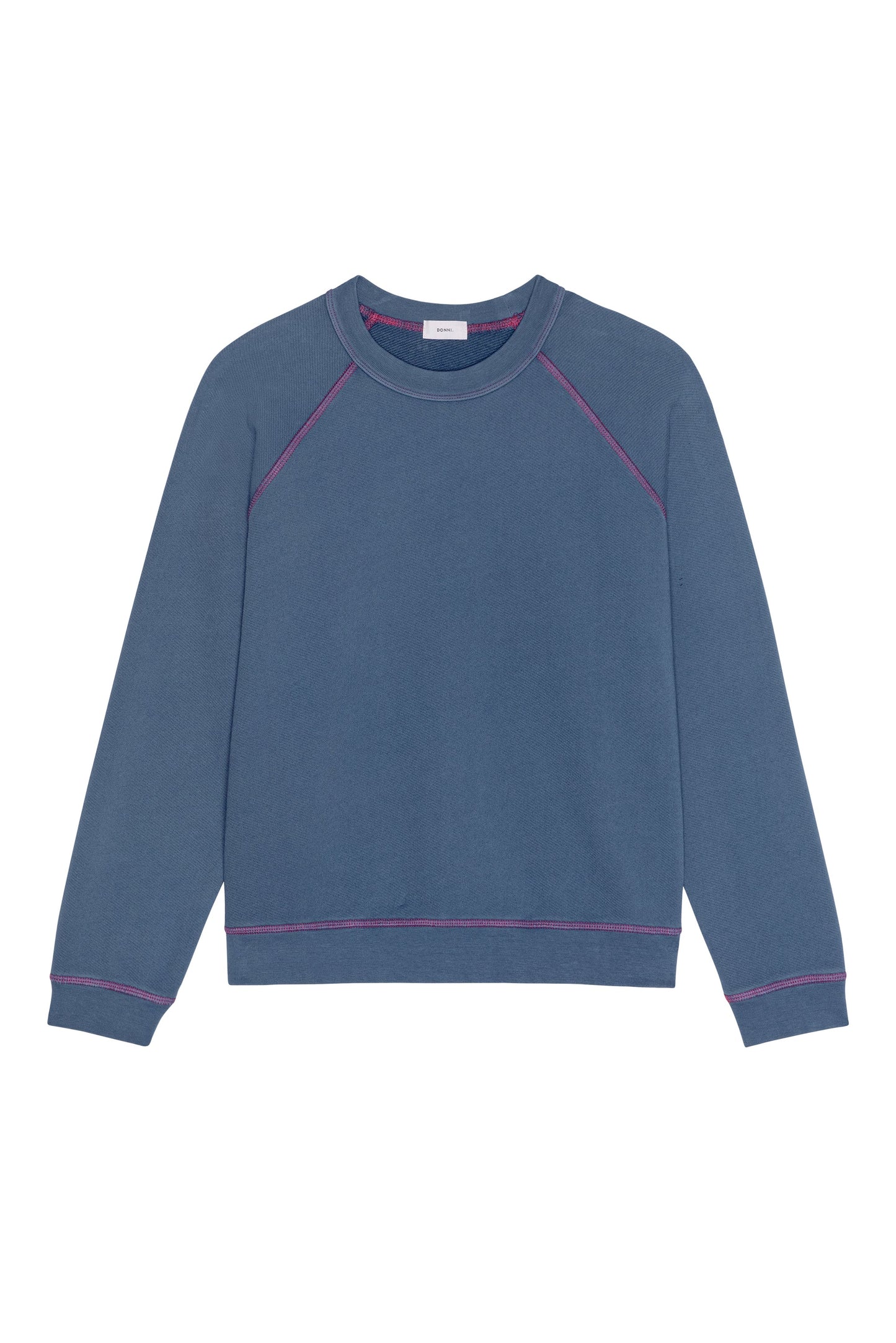 ECO-TERRY CONTRAST STITCH SWEATSHIRT