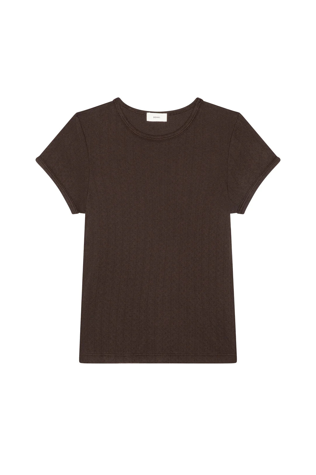 Pointelle Baby Tee