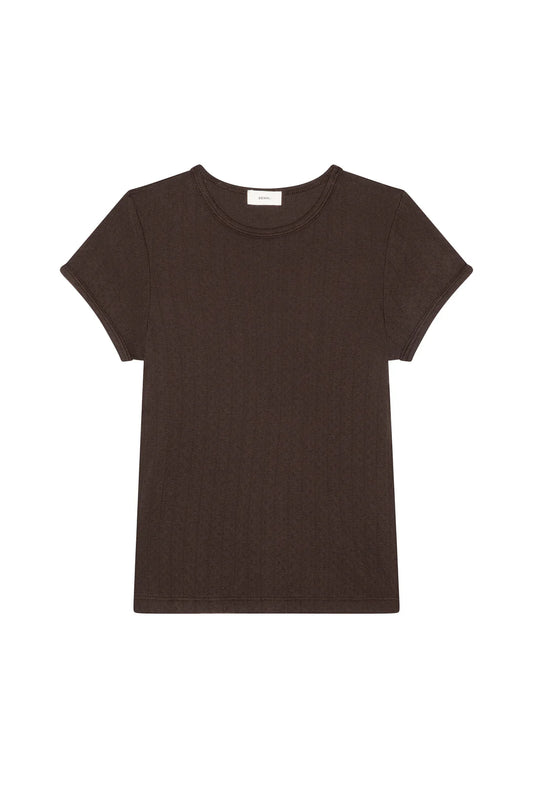 Pointelle Baby Tee