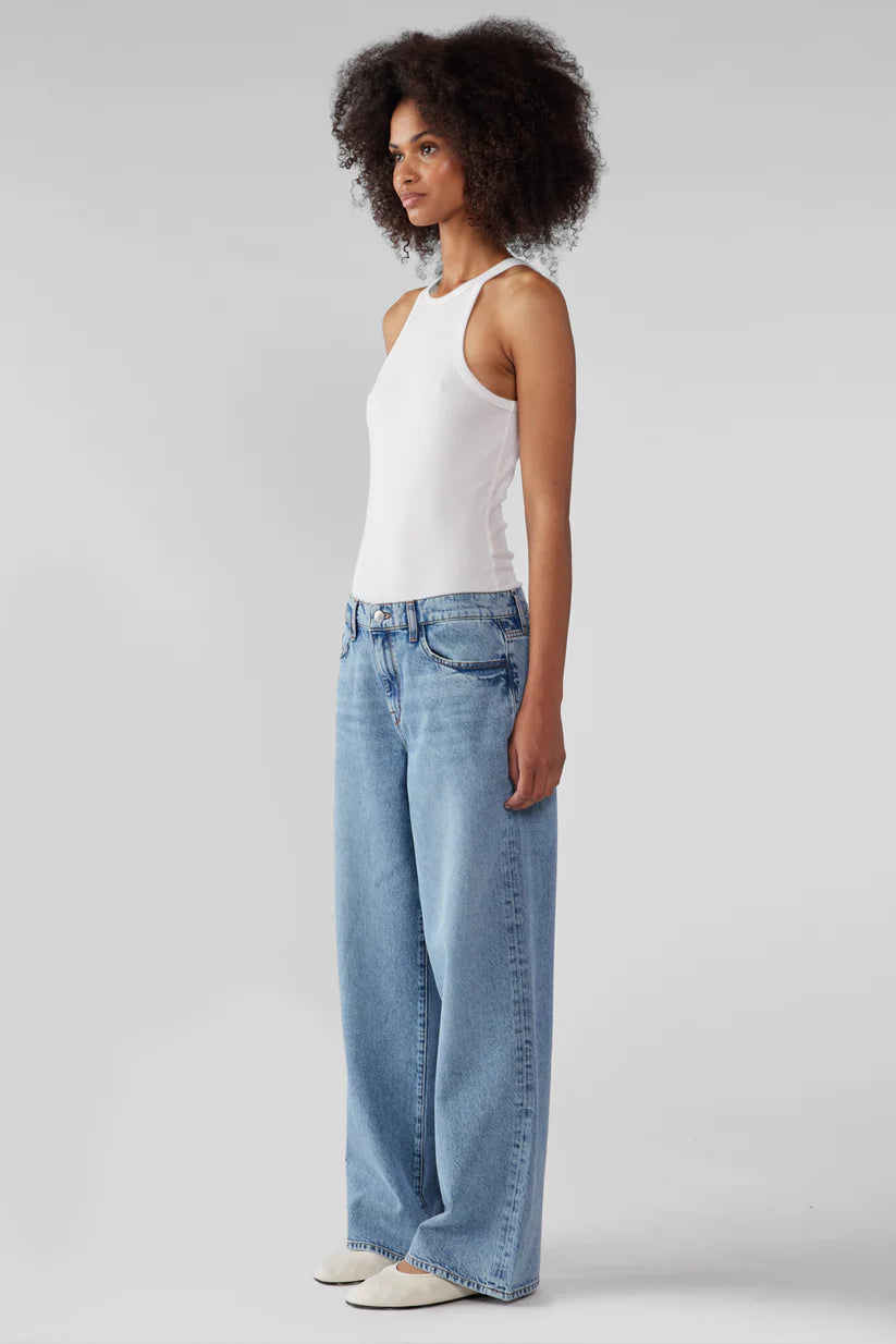 Sparrow Mid Rise Baggy in Prime Indigo