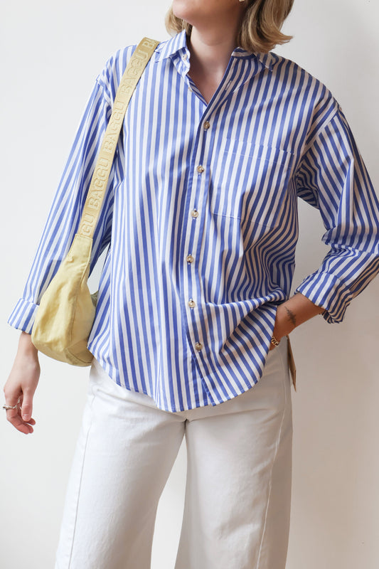The Poplin Shirt in Azure