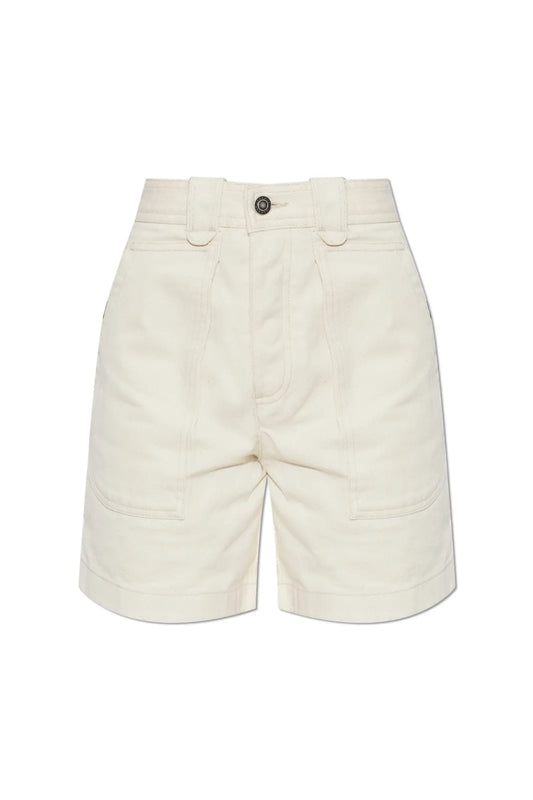 EVEJA SHORTS in Ecru