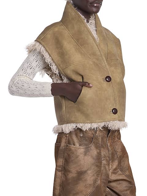 CLARA VEST in Taupe