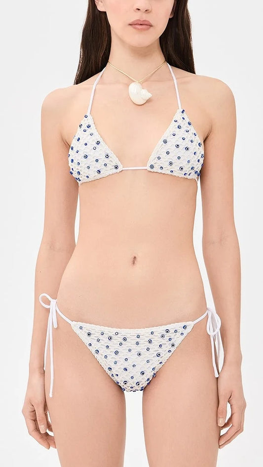 Micro Evil Eye Bikini Set