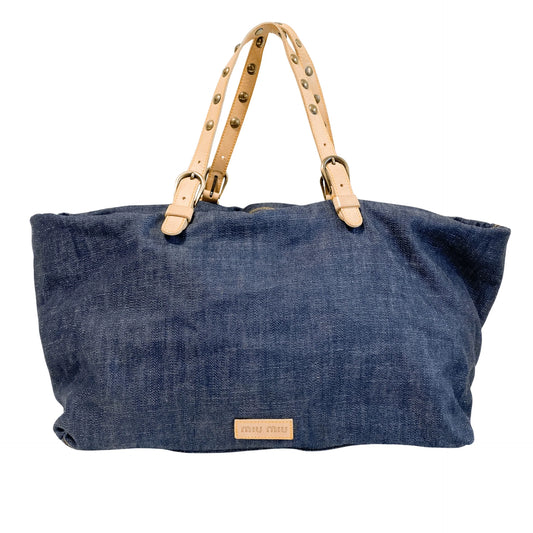 Large Denim Tote
