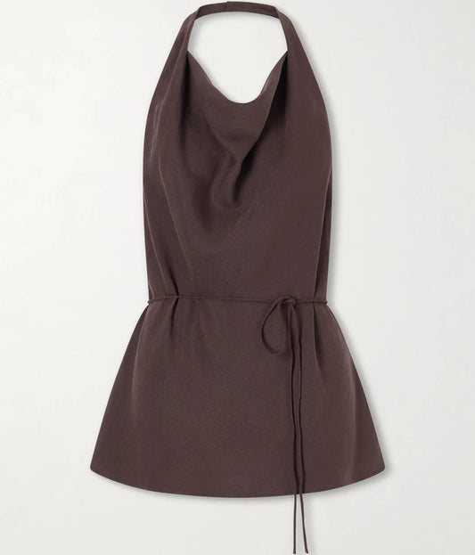 IZARO TOP in Chocolate