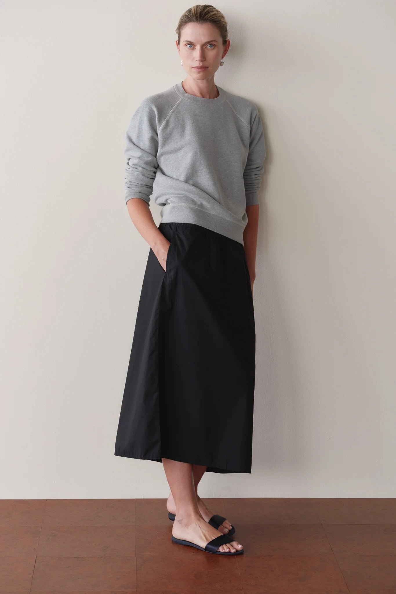ECO-TERRY CONTRAST STITCH SWEATSHIRT